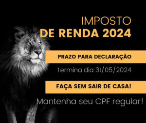 IRPF 2024 entrega de declaração termina 31 de maio